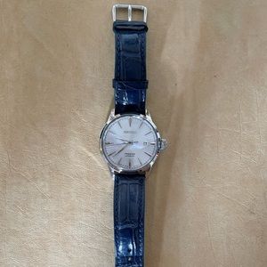 SEIKO SRPB43 Men's PRESAGE Automatic Watch w/ Date, Blue